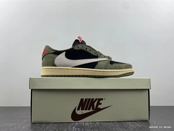 Rep TS x x Jordan Travis 1 OG Low AJ1 Air Scott DM7866- Original 3575 1027